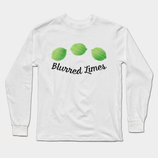 Blurred Limes Long Sleeve T-Shirt